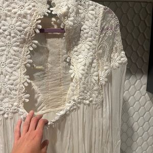 Free People off white dress